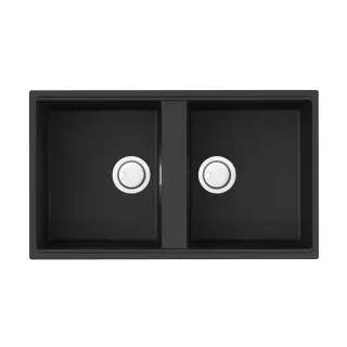 Omoikiri Kitagawa 83-2-U-GB Кухонная мойка Artceramic 83,6x48,8 см, цвет: графит 4993811