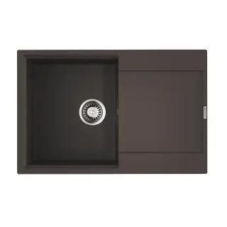 Omoikiri Daisen 78T-DC Кухонная мойка Tetogranit 78x51 см, цвет: темный шоколад 4993526