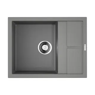 Omoikiri Sumi 65-GR Кухонная мойка Tetogranit 65x50 см, цвет: leningrad grey 4993549