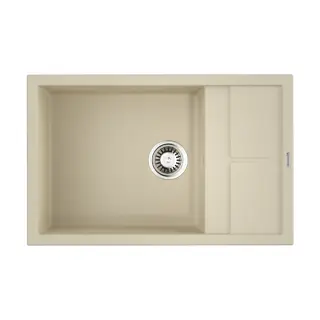 Omoikiri Sumi 78-LB-BE Кухонная мойка Tetogranit 78x50 см, цвет: ваниль 4993720