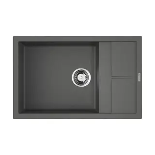 Omoikiri Sumi 78-LB-PL Кухонная мойка Tetogranit 78x50 см, цвет: платина 4993724