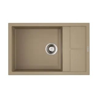 Omoikiri Sumi 78-LB-CH Кухонная мойка Tetogranit 78x50 см, цвет: шампань 4993726