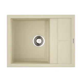 Omoikiri Sumi 65-BE Кухонная мойка Tetogranit 65x50 см, цвет: ваниль 4993671
