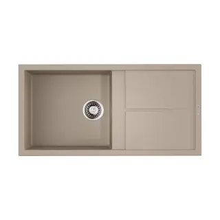 Omoikiri Sumi 100-SA Кухонная мойка Tetogranit 100x50 см, цвет: бежевый 4993656