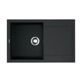 Omoikiri Sakaime 79-BL Кухонная мойка Tetogranit 79x50 см, цвет: черный 4993276