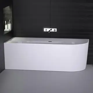 Knief Fresh Right Ванна из Acrylic угловая 180х80 см, левая, цвет: белый 0100-232