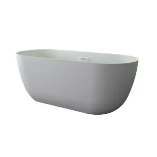 Knief Lotus Ванна из K-Stone отдельностоящая 170х75, цвет: белый матовый 0600-609-01