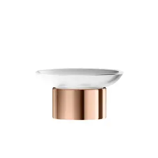 Jorger Exal Мыльница со стеклянной чашей, настольная, цвет: золото 632.00.017.022