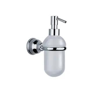 Jorger Delphi Дозатор для жидкого мыла, с настенным держателем, цвет: хром 109.00.006.000