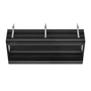Gessi Binario Профиль линейный 88 cм, без подготовки под модули, цвет: matte black 61017#299