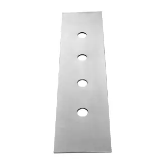 Gessi 316 Bath-Shower Пластина на 4 отверстия для монтажного бокса, цвет: steel brushed 54595#239