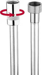 Bossini Cromolux Душевой шланг 175 см, цвет: chrome A00167D.030