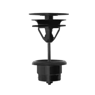 Fima Carlo Frattini Sottolavabo Донный клапан 1`1/4, универсальный, открытый, цвет: черный матовый F2678NS