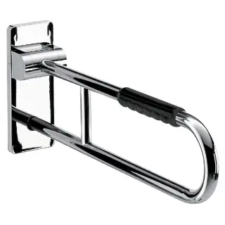 Emco System2 Поручень складной, с черной вставкой, 60 cм, цвет: хром 3585 212 60