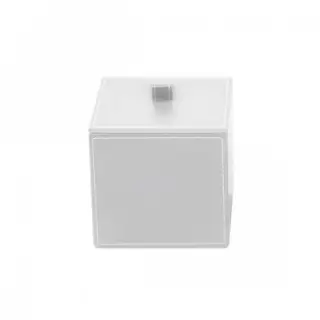 Decor Walther Brownie BMD1 Универсальная коробка 13x13xh14.5 см, цвет белая кожа 0930750