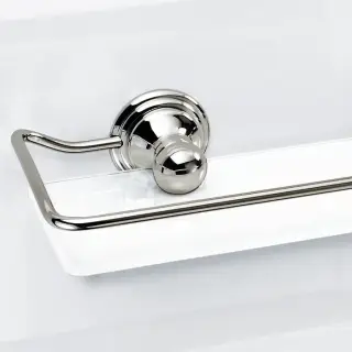 Decor Walther Classic GKH R Держатель для стеклянной полки, цвет никель полированный 0512030