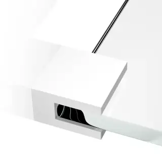 Decor Walther Corner GKH Держатель для стеклянной полки, цвет белый матовый 0561250