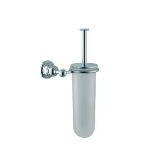 Fima Carlo Frattini Victory Ершик для унитаза подвесной со стеклянной колбой, цвет: хром F6066/1CR
