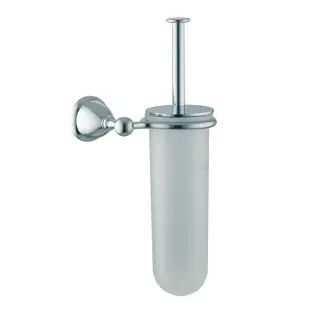Fima Carlo Frattini Style Ершик для унитаза подвесной со стеклянной колбой, цвет: хром F6046/1CR
