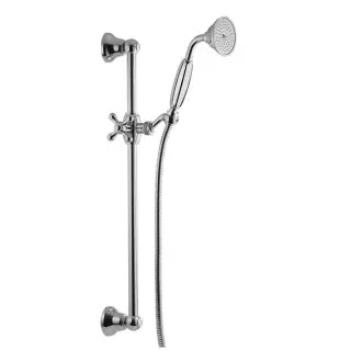 Fima Carlo Frattini Herend Душевой гарнитур: штанга, шланг 150 см, ручной душ, держатель, цвет: хром F2044/2CR