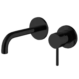 Fima Carlo Frattini Spillo Up Смеситель для раковины, с клапаном, цвет: черный матовый F3051NX9NS