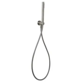 Fima Carlo Frattini Spillo Steel Душевой гарнитур: ручной душ, шланг 150 см, держатель, цвет: inox F2951/4INOX