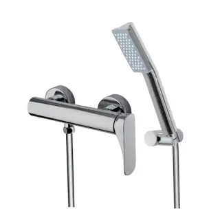 Fima Carlo Frattini Quad Смеситель для душа, с душевым комплектом, цвет: хром F3735CR