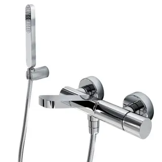 Fima Carlo Frattini Nomos Go Смеситель на ванну, с душевым комплектом, цвет: хром F4164CR