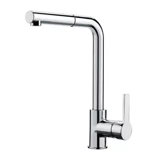 Fima Carlo Frattini Kitchen Смеситель для кухни, с выдвижной лейкой, цвет: хром F7029NCR