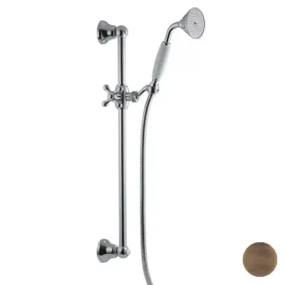 Fima Carlo Frattini Herend Душевой гарнитур: штанга, шланг 150 см, ручной душ, цвет: бронза античная F2044/3BR