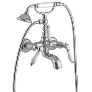 Fima Carlo Frattini Herend Смеситель на ванну, в ком-те: шланг 15 см, ручной душ, цвет: хром F5404CR