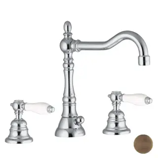 Fima Carlo Frattini Herend Смеситель, на 3 отверстия, для раковины, цвет: бронза античная F5401BR