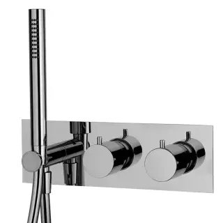 Fima Carlo Frattini Fimatherm Смеситель д/душа, на 2 источн, с душ. комплек, цвет: хром F3049NX3CR