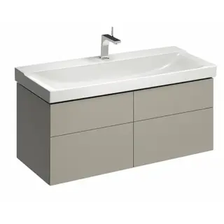 Geberit Xeno2 Тумба 117,4х22х46,2 см, с четырьмя выдвижными ящ., цвет: серый мат. 500.518.00.1