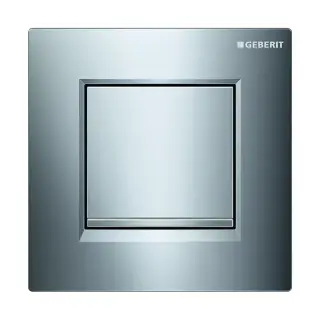 Geberit Sigma 30 Кнопка смыва для писсуара, пластик, цвет: хром матовый, полоска хром матовый 116.017.KH.1
