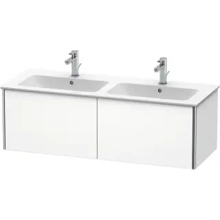 Duravit XSquare База под раковину 128х47,8х40 cм, с 2 выдв ящик, цвет белый матовый XS407501818