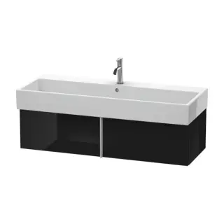 Duravit Vero Air База под раковину 29,8x118,4xh43,1 cм, цвет черный глянцевый VA612904040