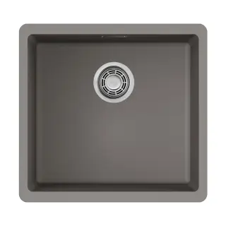 Omoikiri Kata 44-U-GR Кухонная мойка Artgranit 44x42 см, цвет: leningrad grey 4993404