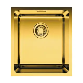 Omoikiri Tadzava 39-U/I-AB Кухонная мойка нерж. сталь 39x44 см, цвет: латунь 4993078