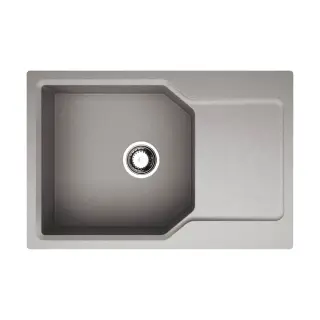 Omoikiri Yonaka 78-LB-GR Кухонная мойка Artgranit 78x51 см, цвет: leningrad grey 4993339