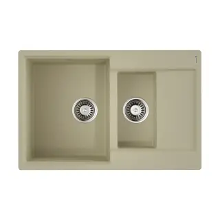 Omoikiri Daisen 78-2-BE Кухонная мойка Artgranit 78x51 см, цвет: ваниль 4993328