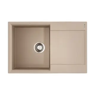 Omoikiri Daisen 78-SA Кухонная мойка Artgranit 78x51 см, цвет: бежевый 4993418