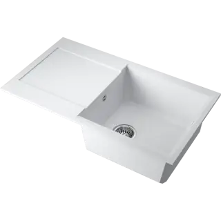 Omoikiri Sakaime 78-WH Кухонная мойка Tetogranit 78x43,5 см, цвет: белый 4993127