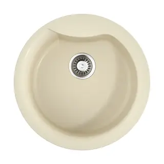 Omoikiri Yasugata 48R-BE Кухонная мойка Tetogranit 48,5x48,5 см, цвет: ваниль 4993131