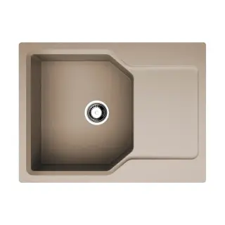 Omoikiri Yonaka 65-SA Кухонная мойка Artgranit 65x51 см, цвет: бежевый 4993415
