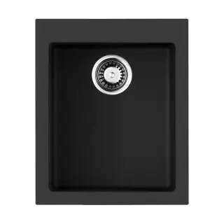 Omoikiri Bosen 41-BL Кухонная мойка Tetogranit 41x50 см, цвет: черный 4993141