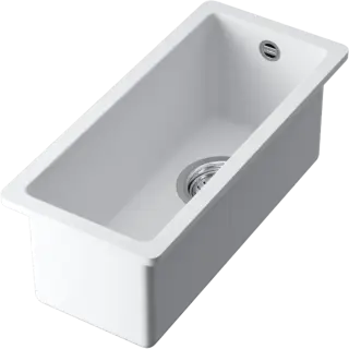 Omoikiri Bosen 20-U-WH Кухонная мойка Tetogranit 20x44 см, цвет: белый 4993156