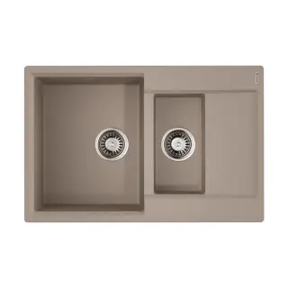 Omoikiri Daisen 78-2-SA Кухонная мойка Artgranit 78x51 см, цвет: бежевый 4993417