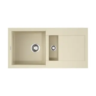 Omoikiri Sakaime 86-2-BE Кухонная мойка Tetogranit 86x46,5 см, цвет: ваниль 4993118