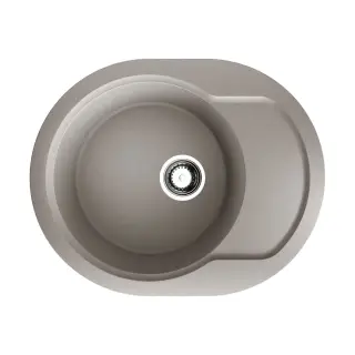 Omoikiri Manmaru 62-GR Кухонная мойка Artgranit 62x50 см, цвет: leningrad grey 4993353